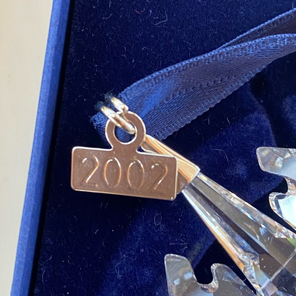 Swarovski 2002 Christmas 🎄 Snowflake Ornament VTG - Picture 3 of 7